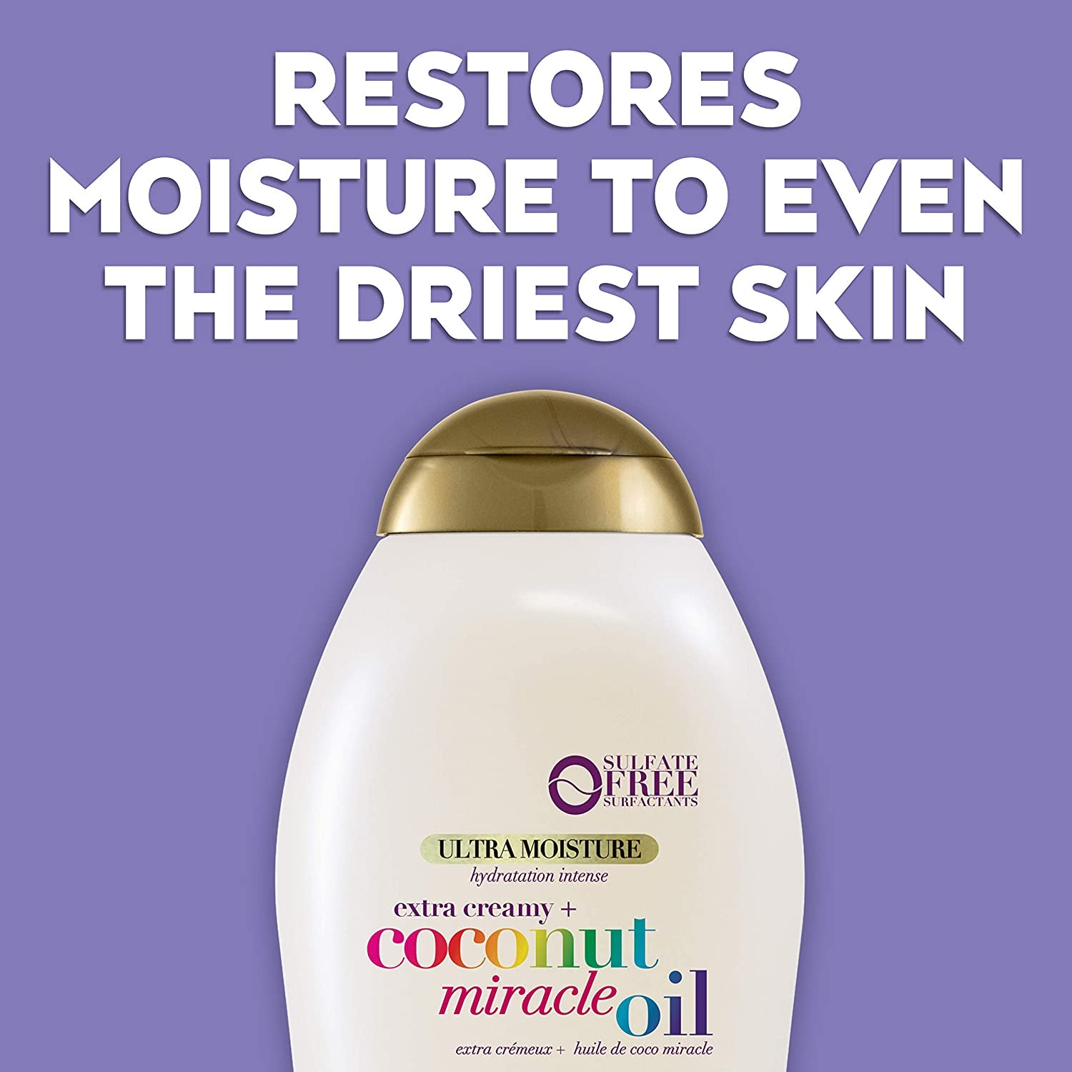 Extra Creamy + Coconut Miracle Oil Ultra Moisture Body Wash, 19.5 Fl Oz